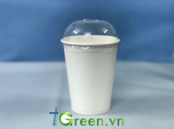 Mẫu ly giấy đựng kem có nắp đậy