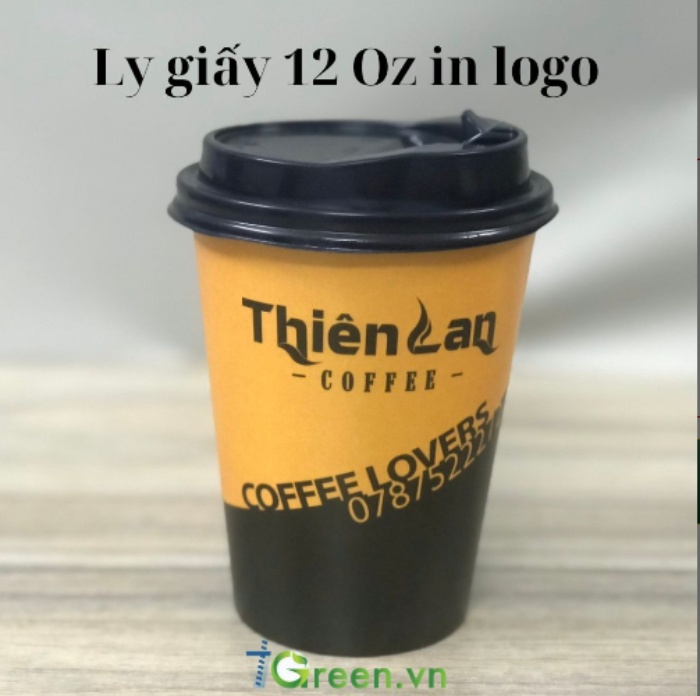 Thiết kế mẫu ly giấy cafe thể hiện sự mạnh mẽ