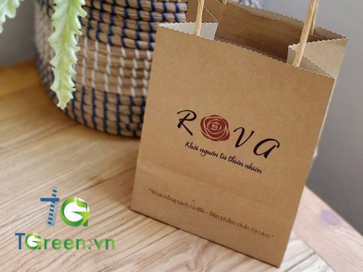 In logo lên túi giấy Kraft đẹp