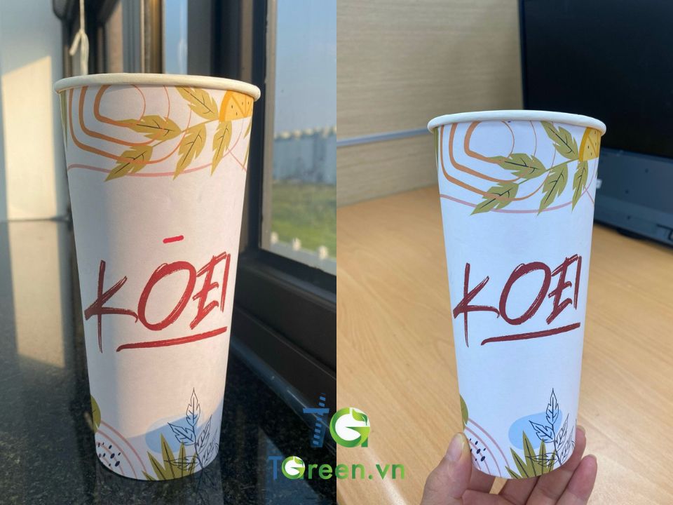 In ly, cốc giấy trà sữa Koi In ly, cốc giấy trà sữa Koi