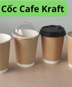 Ly giấy kraft đựng cafe