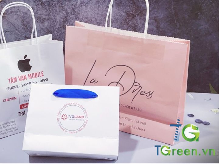 Mẫu túi giấy in logo giá rẻ