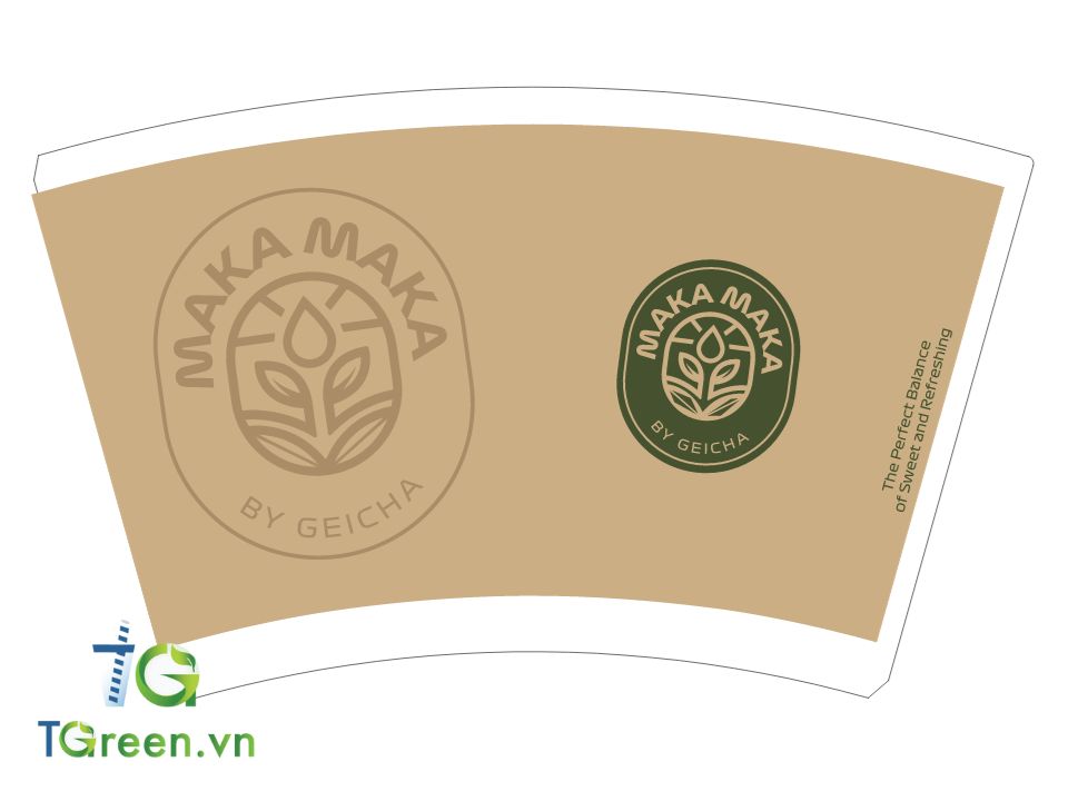 Thiết Kế Cốc Giấy Maka Coffe Thiết Kế Cốc Giấy Maka Coffe