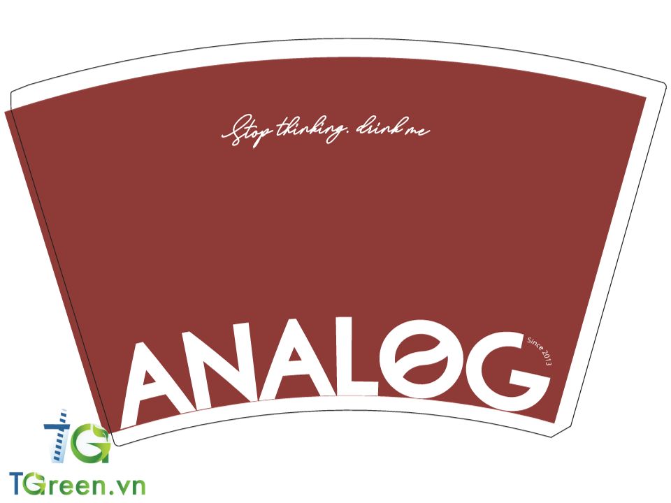 Thiết kế cốc giấy màu đỏ Analog Thiết kế cốc giấy màu đỏ Analog