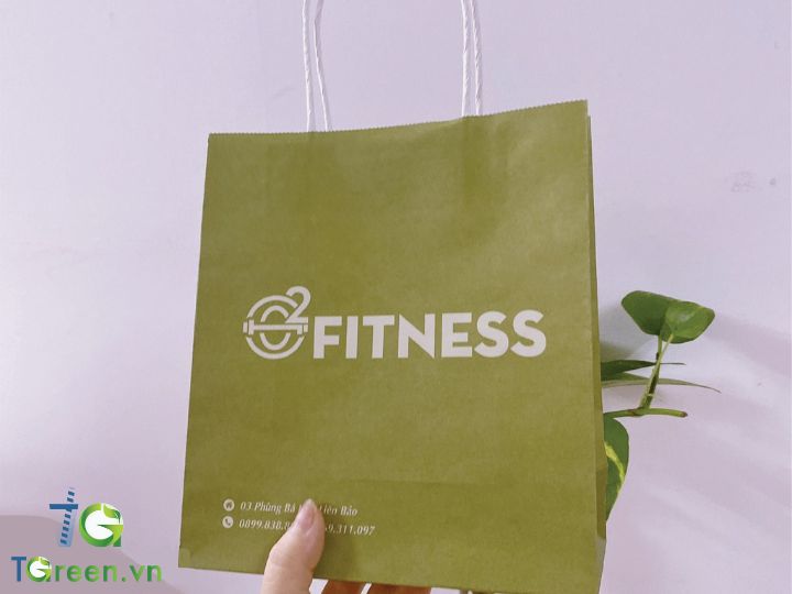 Túi giấy in logo đơn giản, đẹp