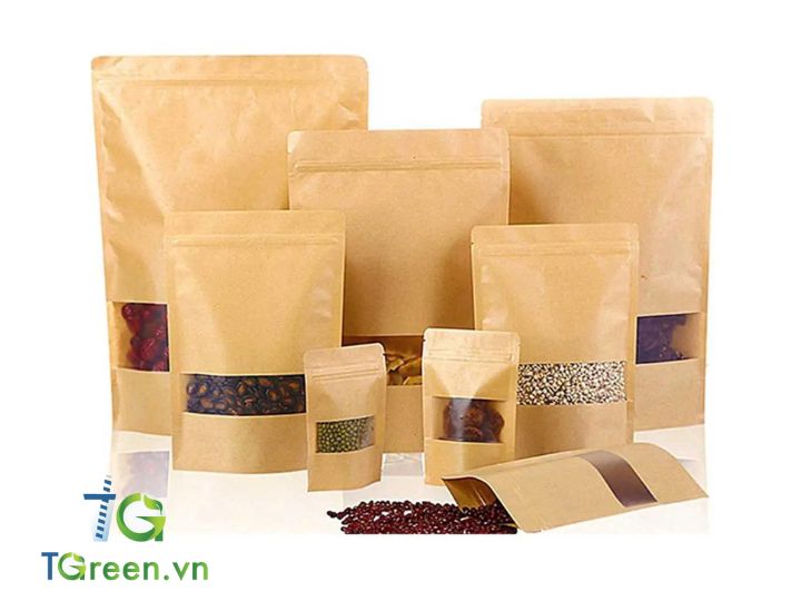 Túi Zip giấy Kraft