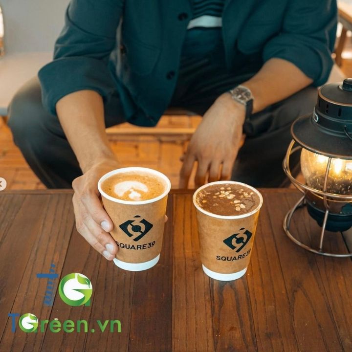 Cốc giấy Kraft đựng cafe Cốc giấy Kraft đựng cafe