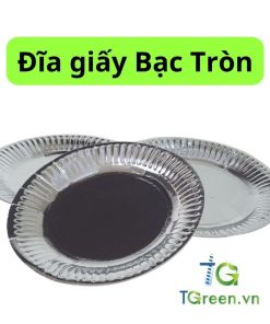 Đĩa giấy bạc tròn
