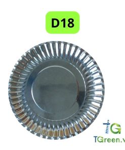 Đĩa giấy bạc tròn D18
