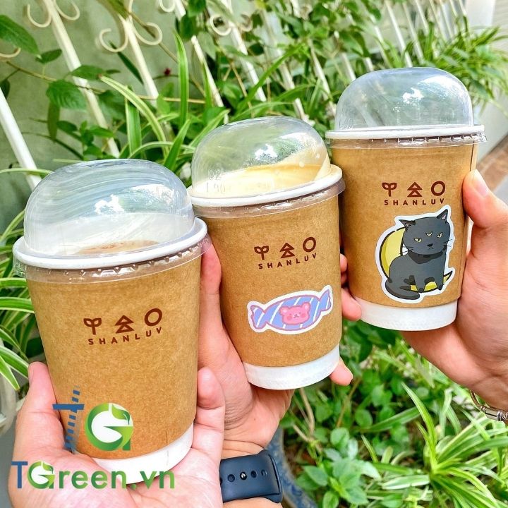 Ly giấy Kraft đựng cafe Ly giấy Kraft đựng cafe