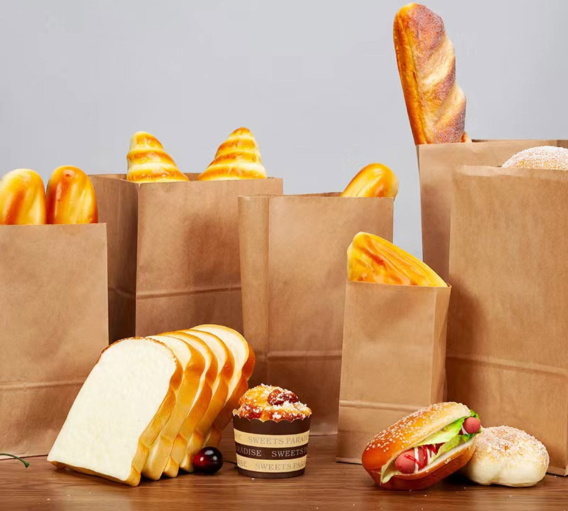 Túi giấy đựng bánh mì không cần quá rộng
