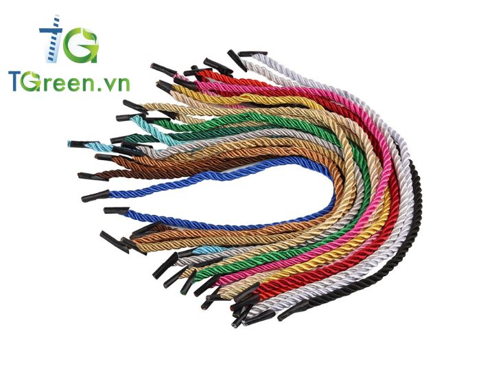 Quai dây túi giấy dây xoắn tết bóng