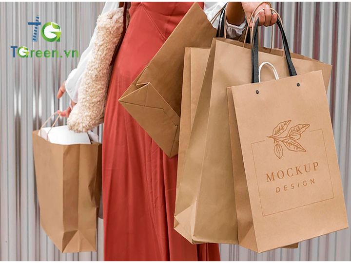 Quai túi giấy shopping
