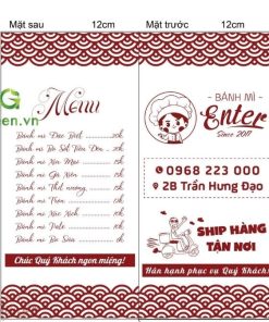 Túi Giấy Đựng Bánh Mì