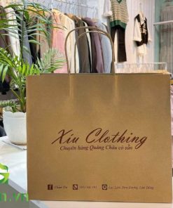 túi giấy đựng quần áo thời trang đẹp