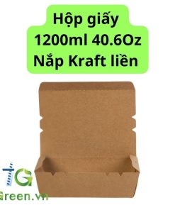 Hộp giấy Kraft 1200ml