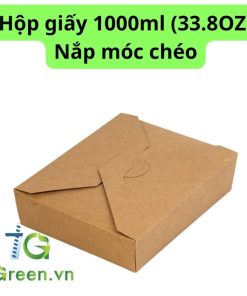 Hộp giấy kraft 1000ml