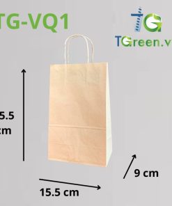 Túi giấy kraft có quai vq1